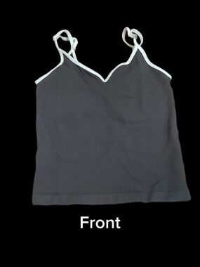 Urban Planet Grey Tank with White Trim